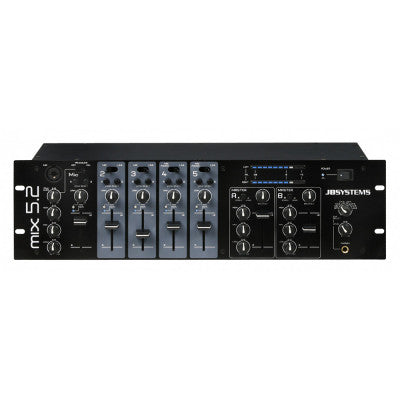 JB Systems - MIX 5.2  - Mixer/Matrix with 5 channels & 2 Independent Zones