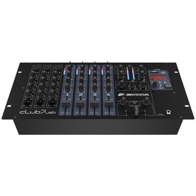 CLUB7-usb  - 19" DJ mixer with MP3 player & 2x USB