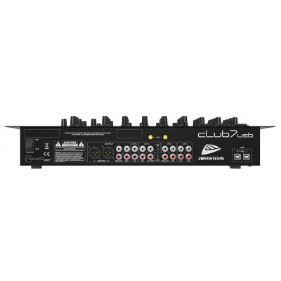 CLUB7-usb  - 19" DJ mixer with MP3 player & 2x USB