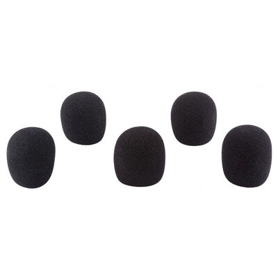 Hilec - WINDSCREEN BLACK  - Microphone windscreen, black (5-pieces set)