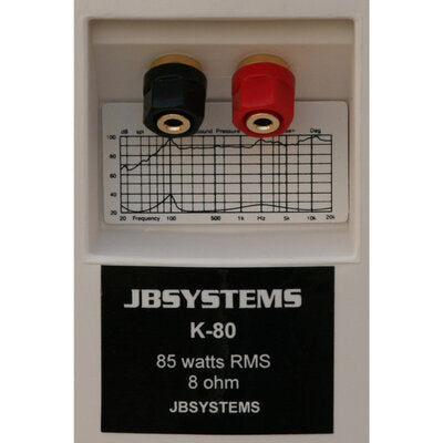 JB Systems - K-80 White  - White outdoor speaker 8" 85W/8 ohm (price for carton of 2 pcs) IP43