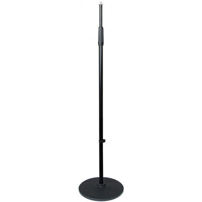 Hilec - MS-27  - Straight microphone stand, round base. H=88-156