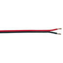 C102 (2x1.50 r/z)  - Speaker cable, flat: 2x1.50 mm2, red/bl, reel 100m