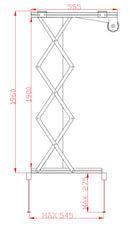 Elevatore motorizzato da controsoffitto per videoproiettori "Prolift 200"