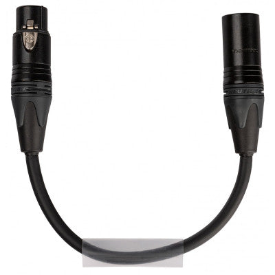 Hilec - DMX cable M-F  - Adapter cable DMX: XLR3 M - XLR5 F