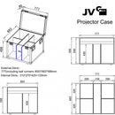 JB Systems - Flight case for light projectors with clamp