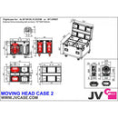 MOVING HEAD CASE  - Flight case for 4x BT-ORBIT or 4x BT-W19L10 ZOOM