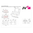 CASE B03275  - Flight case for 4x BEAMSPOT-4BAR W  W or N W + accessories