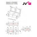 CASE B03284  - Flight case for 4x BT NONABEAM