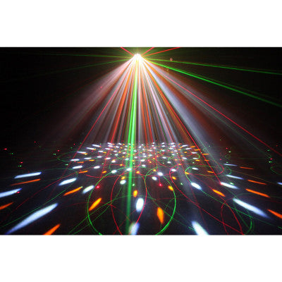 JB Systems - INVADER  - Multieffect: 23 W led effect + 200 m W red+green laser