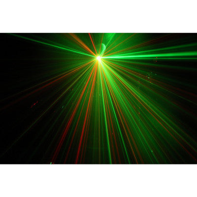 JB Systems - INVADER  - Multieffect: 23 W led effect + 200 m W red+green laser