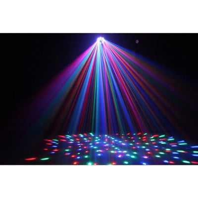 JB Systems - INVADER  - Multieffect: 23 W led effect + 200 m W red+green laser