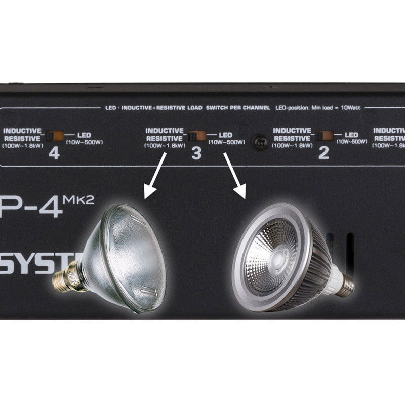 JB Systems - DSP-4 Mk2 /G  - Dimmer/switch 4 channels DMX/standalone