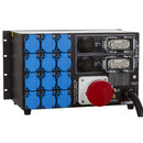 PD-63SH/FRA-BEL - Three-phase power distributor with different outputs, 63 A