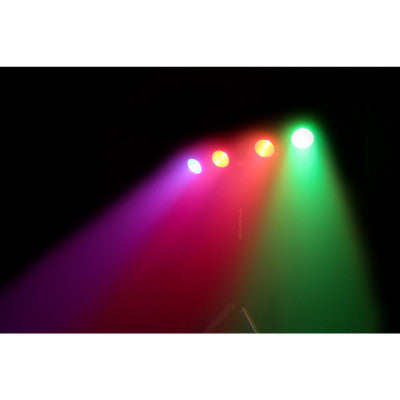 JB Systems - COB-4BAR  - Powered 4bar: 4xCOB RGB 36 W + IR + case