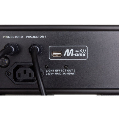 JB Systems - Powered 4bar: 4xCOB RGB 36 W + IR + case