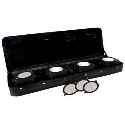 JB Systems - Powered 4bar: 4xCOB RGB 36 W + IR + case