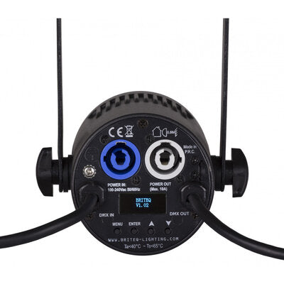 Briteq - 15 W LED pinspot projector, RGBW, DMX