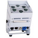 JB Systems - 6 x 10 W RGBWA battery LED projector, WDMX, rain cover