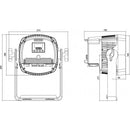 Briteq - BT-COLORAY 18FCR (XLR 3-pin) - LED projector RGB W (18x8W) IP65