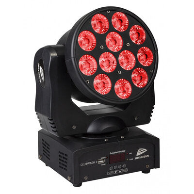 JB Systems - CLUBWASH 2  - LED Moving Wash 12x12 W RGBWA+UV LED