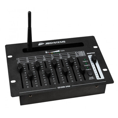 JB Systems - Controller with wireless DMX and battery with 24 DMX channels