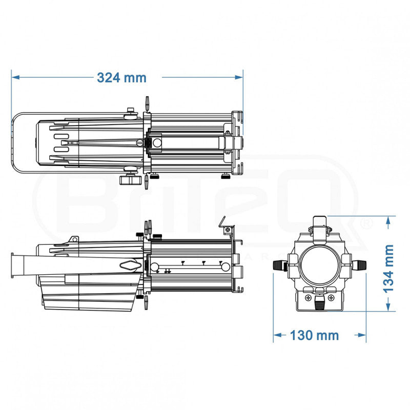 Briteq - BT-PROFILE COMPACT 3200 K  - Compact LED Profile 40 W 3200 K COB (CRI>90)