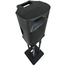TOTel  - Telescopic totem from 1 to 1.8 m with Lycra fabric and covers