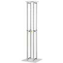 TotelW  - Telescopic totem 1 m till 1,8 m with Spandex and Covers - White