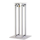 TotelW  - Telescopic totem 1 m till 1,8 m with Spandex and Covers - White