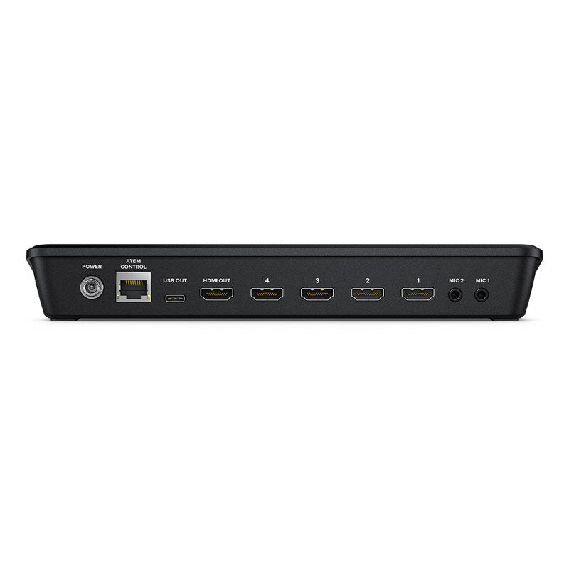 Blackmagic Design - ATEM Mini Pro ISO - Live switcher with 4 HDMI input, webcam out, audio mixer and 2 DVE incl. 5 H.264 USB recorder and streaming