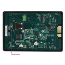 Visual Productions - Wall-mount panel with 6 backlit push-buttons that can be configured to send out a multitude of control messages via DMX, UDP, OSC, Art-Net or sACN