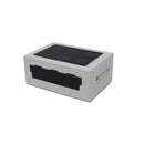 Visual Productions - Wall-mount panel with 6 backlit push-buttons that can be configured to send out a multitude of control messages via DMX, UDP, OSC, Art-Net or sACN