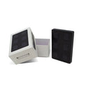 Visual Productions - Wall-mount panel with 6 backlit push-buttons that can be configured to send out a multitude of control messages via DMX, UDP, OSC, Art-Net or sACN