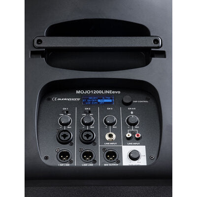 Audiophony - MOJO1200LINEevo  - Active subwoofer and column system with mixer and 1 TWS Bluetooth input
