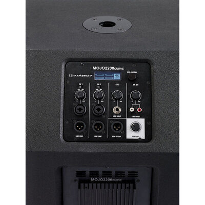 Audiophony - MOJO2200curve  - 1600 W high output curve array system with 12" subwoofer