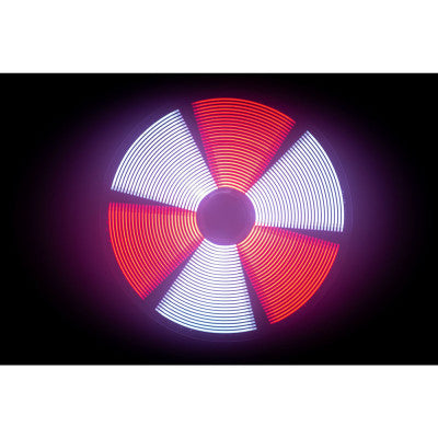 LED FAN RGB  - Fan with 486 RGB LED Auto-Music-DMX Control