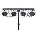 JB Systems - LIVESET 2  - Bar with 4 x 27 W RGB projectors + 4 x 1 W flash LED