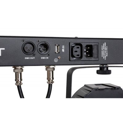 JB Systems - Bar with 4 x 27 W RGB projectors + 4 x 1 W flash LED