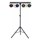 JB Systems - LIVESET 2  - Bar with 4 x 27 W RGB projectors + 4 x 1 W flash LED
