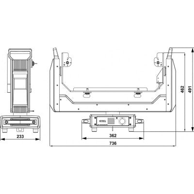 BT-NONAMOVE  - DMX-controlled yoke for BT-NONABEAM