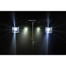 JB Systems - Versatile light set for home parties, includes 2 RGBW PAR lights, 2 RGBW DERBY lights, a light stand, and 2 transport bags