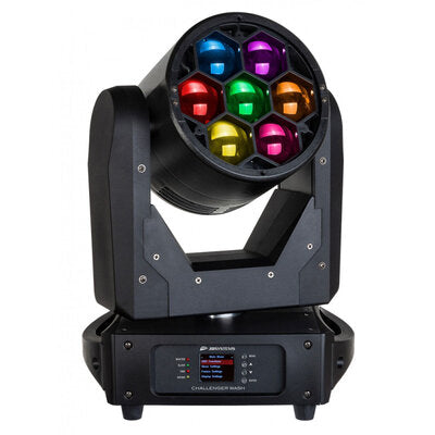 JB Systems - CHALLENGER WASH  - 7 x 40 W Wash moving head with zoom / pixel control