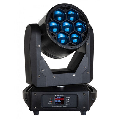 JB Systems - CHALLENGER WASH  - 7 x 40 W Wash moving head with zoom / pixel control