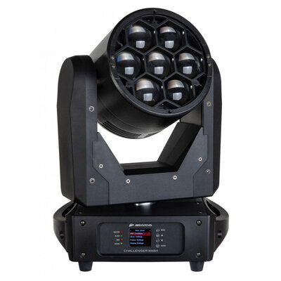 JB Systems - CHALLENGER WASH  - 7 x 40 W Wash moving head with zoom / pixel control