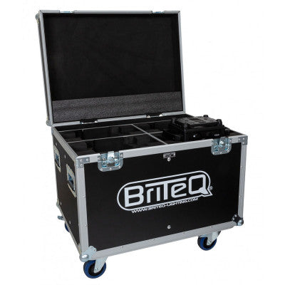 Moving Head Case 7  - Flight-case for 4 x BT-SHARK Moving head
