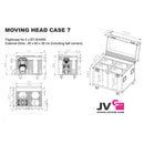 Moving Head Case 7  - Flight-case for 4 x BT-SHARK Moving head