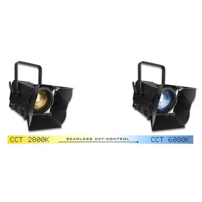 Briteq - 200 W COB LED theater spot, 12° - 56° manual zoom, 2800 - 6200 K