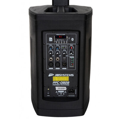 JB Systems - PPC-082B  - Column loudpeaker 8" SUB + 4 x 2,5" + MP3 / BT player + built-in battery