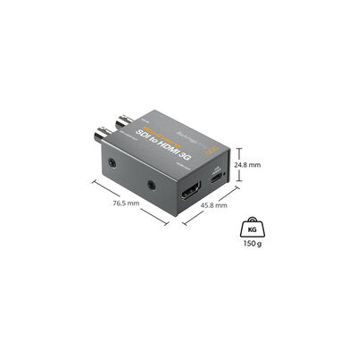 Blackmagic Design - Micro Converter SDI to HDMI 3G - SDI to HDMI converter up to 1080p 60